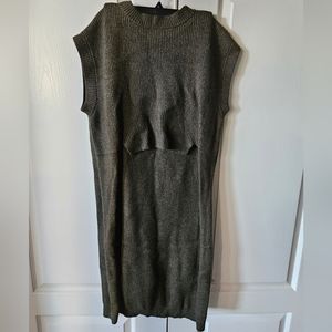 Kerisma green bisoux tunic sweater, s/m